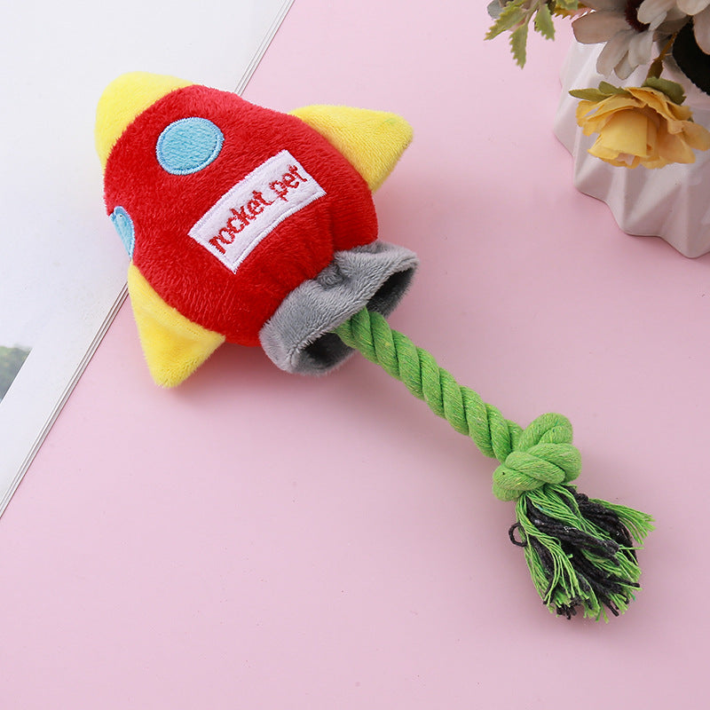 Pet cotton rope toy dog resistant to biting and grinding teeth - V.I.P Digital Presence