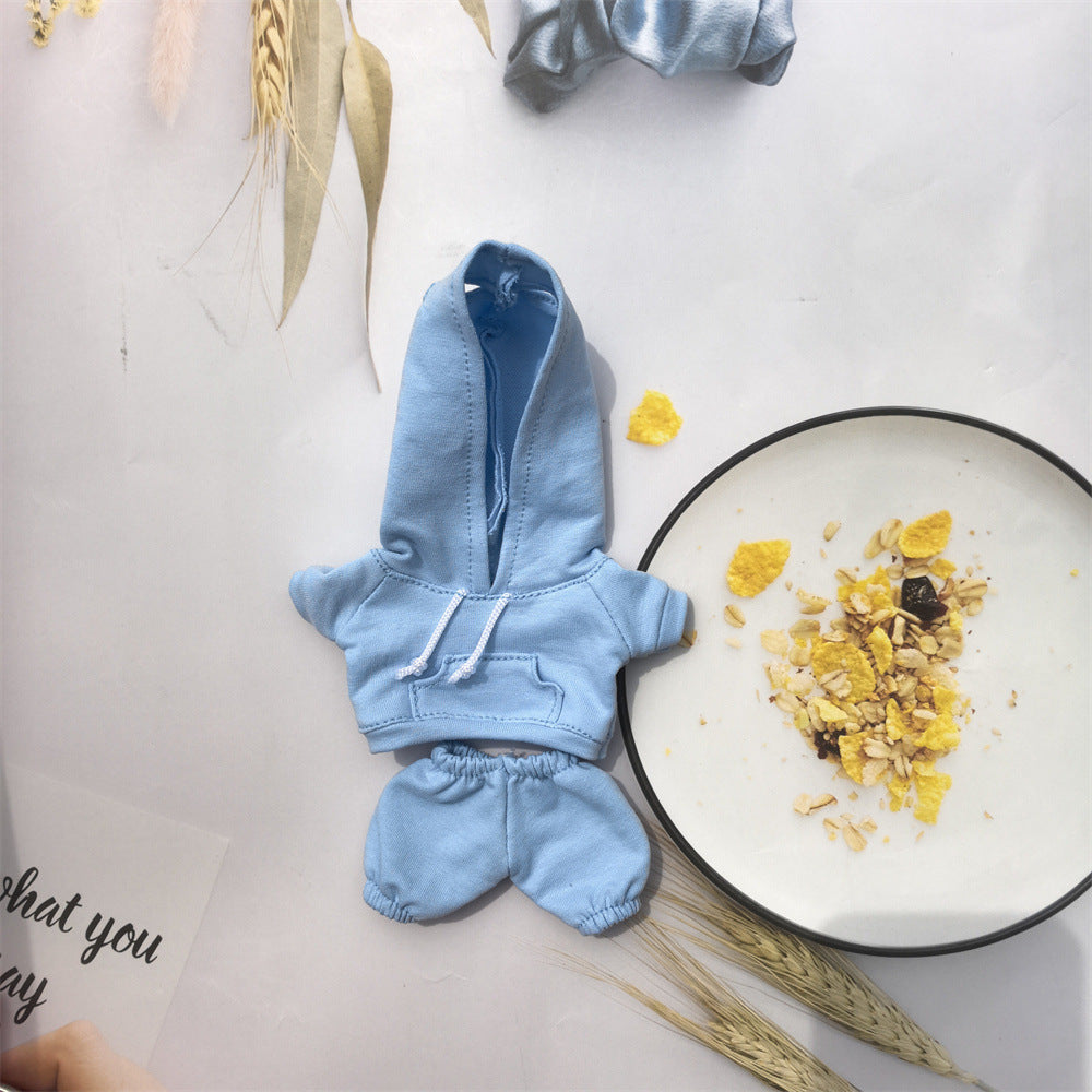 17cm Vinyl Macaron Plush Keychain Pulling Cloth Pendant Labubu Doll for Hoodie Pants Set - V.I.P Digital Presence