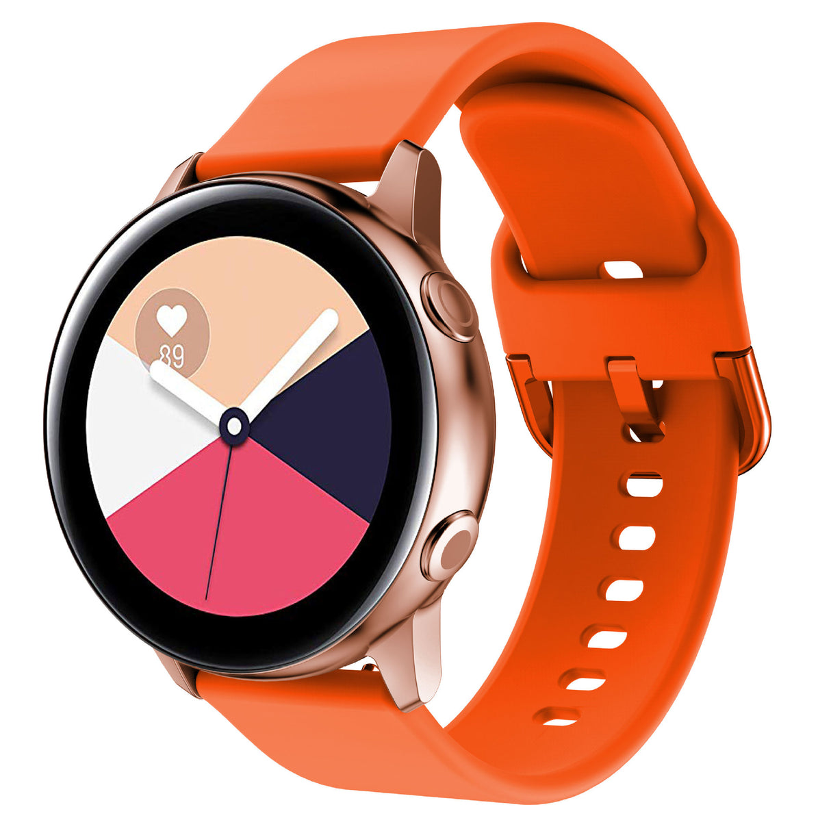 Suitable for Samsung Galaxy Watch Active2 Solid Color Silicone Strap 20/22mm Universal Strap - V.I.P Digital Presence