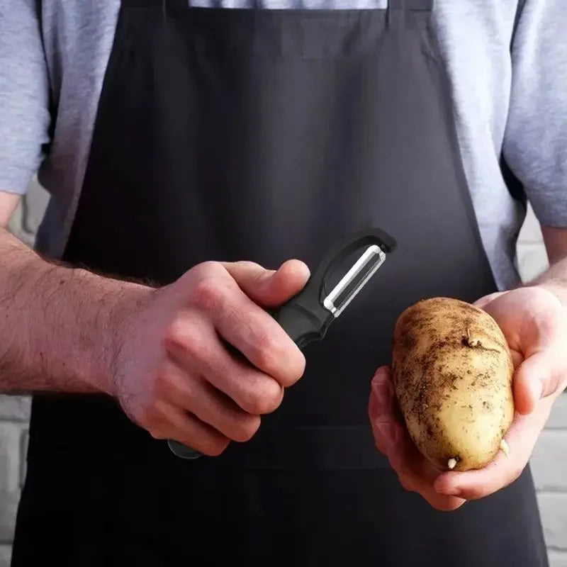 Swivel Vegetable Peeler with Dual Blades Stainless Steel Potato Peeler for Left And Right Handers Fruit Peeler with Anti-Slip - V.I.P Digital Presence