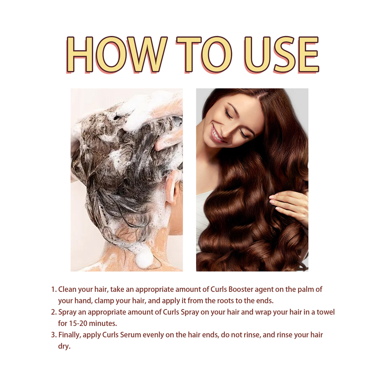 Hair Curling Set, Moisturizing Curly Hair Styling Curly Styling Moisturizing Leave-In Hair Care - V.I.P Digital Presence