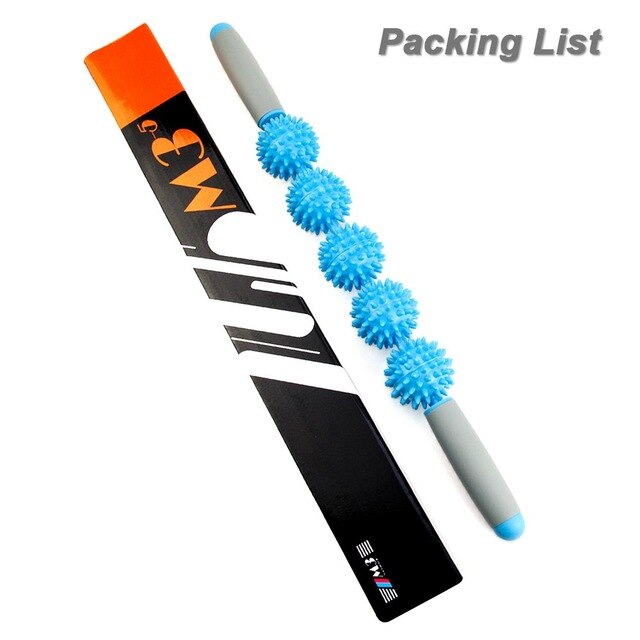 MMuscle Roller Massage Roller Stick with Point Spiky Ball Back Roller - V.I.P Digital Presence