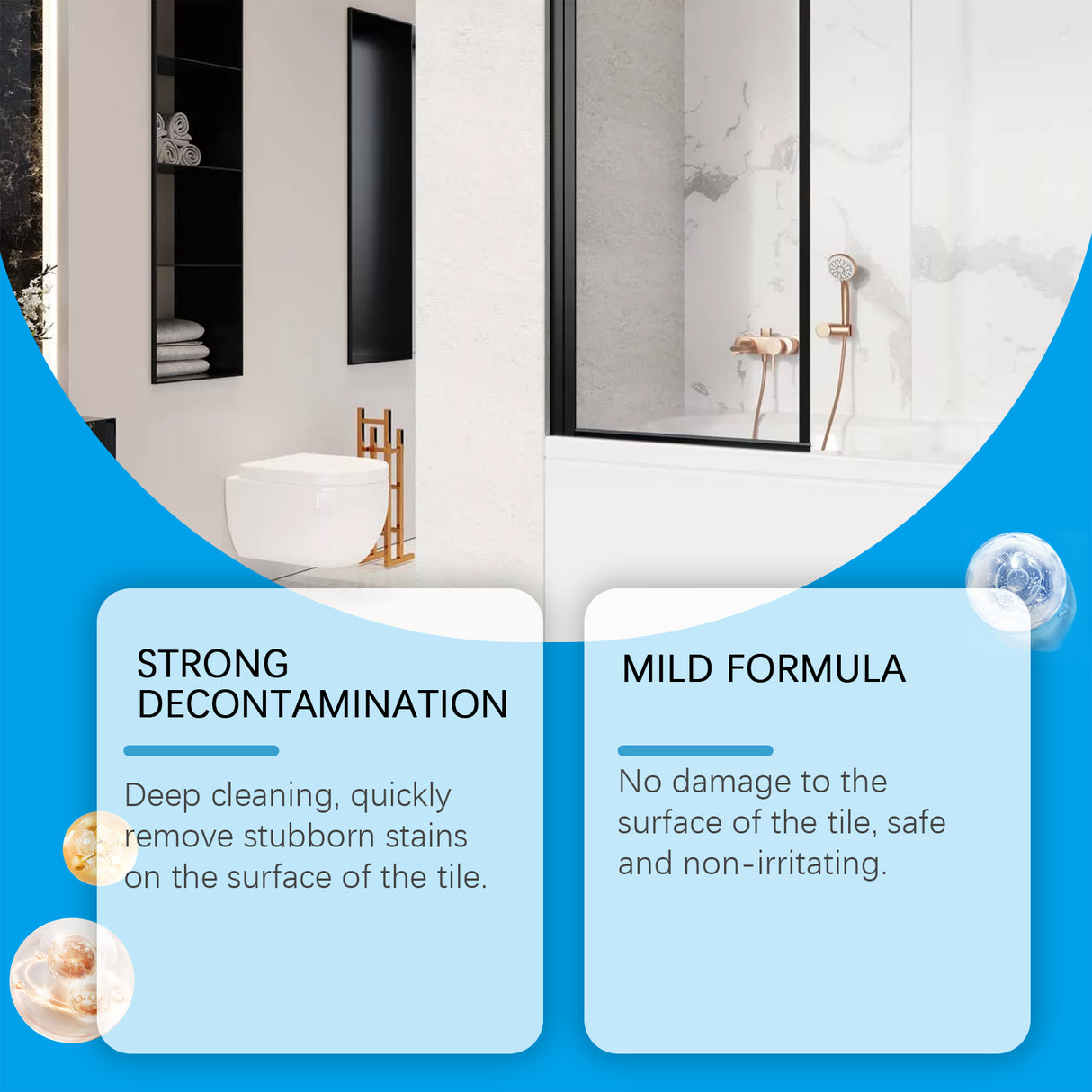 Ceramic Tile Cleaning Effervescent Tablet, Toilet Basin Wall Tile Decontamination And Descaling Brightening Cleaning Tablet - V.I.P Digital Presence