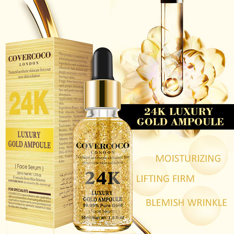 24K Serum Facial Complexion Brightening Moisturizing Skin 30ml Essence Facial Serum - V.I.P Digital Presence