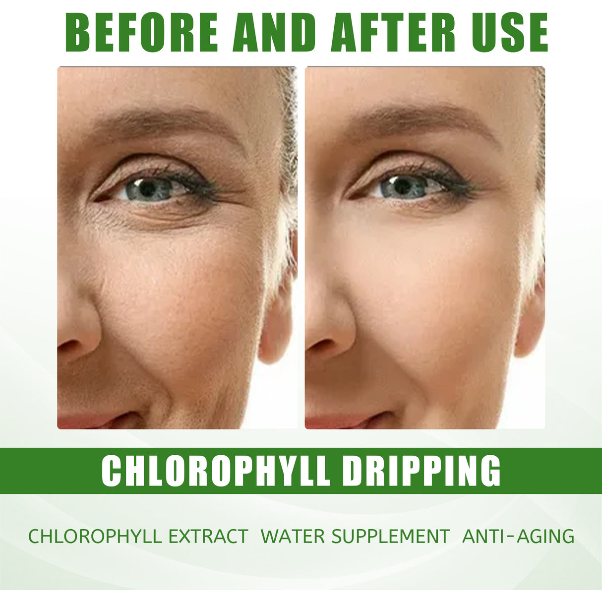 Organic Chlorophyll Superior Essence, Moist Tyra Facial Skin Firming Fade Out Fine Lines Filling Moist Skin - V.I.P Digital Presence
