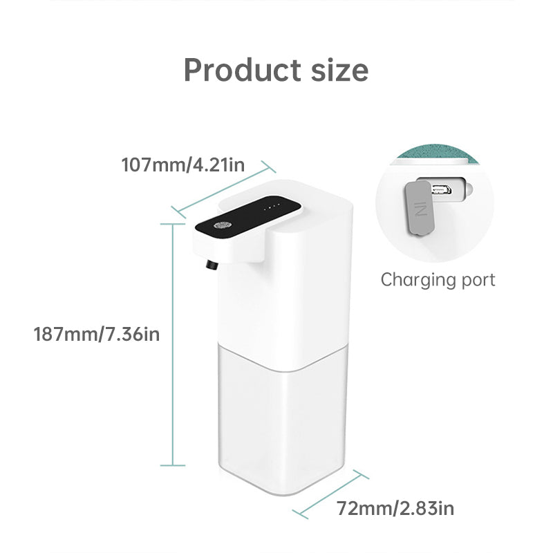 Infrared - Sensing USB - Rechargeable Foam Hand Sanitizer Dispenser for Home Bathrooms - V.I.P Digital Presence
