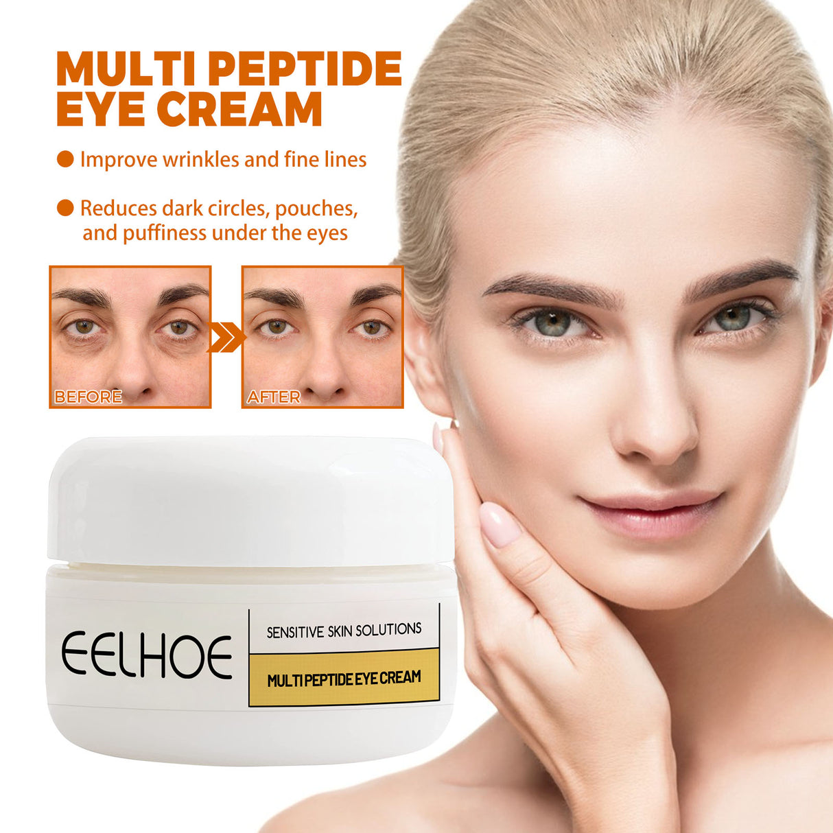 Honey Peptide Eye Cream, Repairs Firms Moisturizes Brightens Eye Cream - V.I.P Digital Presence