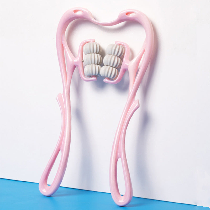 Plastic Pressure Point Therapy Neck Massageador Massagem Relieve Hand Roller Neck Massager for Neck Shoulder Trigger Point - V.I.P Digital Presence