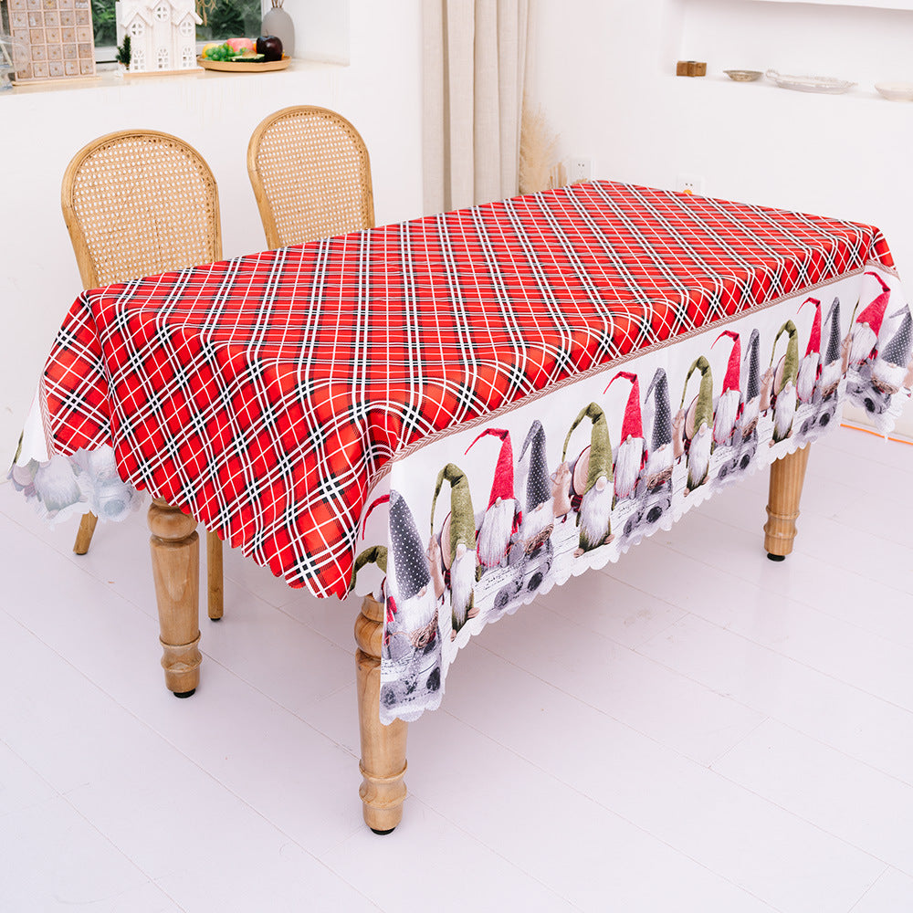 Christmas Decoration Creative Christmas Printed Tablecloth Table Flag Christmas Desktop Decoration Supplies - V.I.P Digital Presence