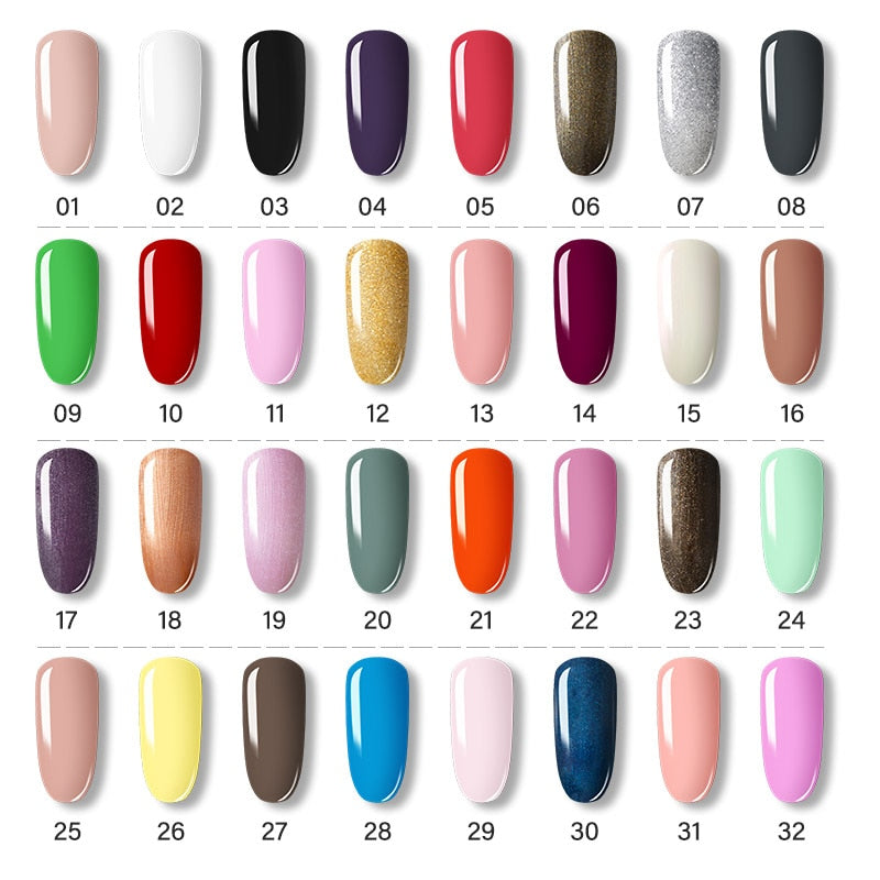 ROSALIND Gel Polish Set Manicure for Nails Semi Permanent Vernis top coat UV LED Gel Varnish Soak Off Nail Art Gel Nail Polish - V.I.P Digital Presence