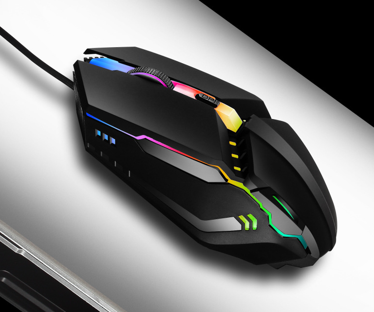 Wired mouse USB illuminated desktop computer laptop computer gaming and competitive mouse - V.I.P Digital Presence