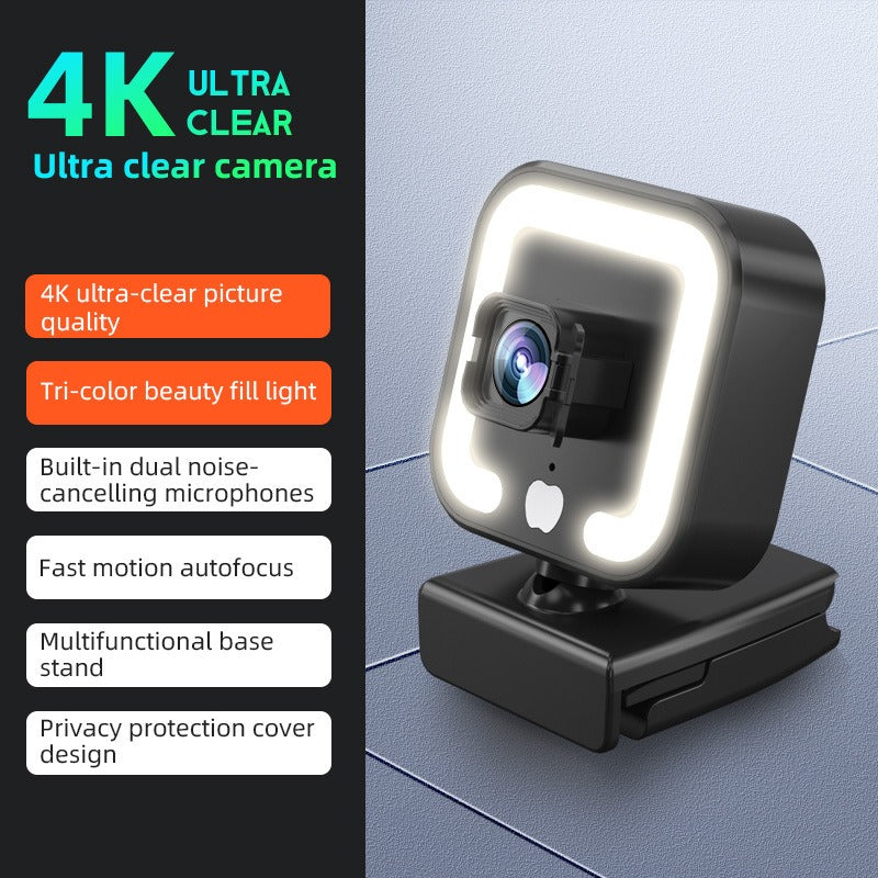 4k beauty autofocus 1080p computer camera high-definition network USB live streaming webcam2k - V.I.P Digital Presence