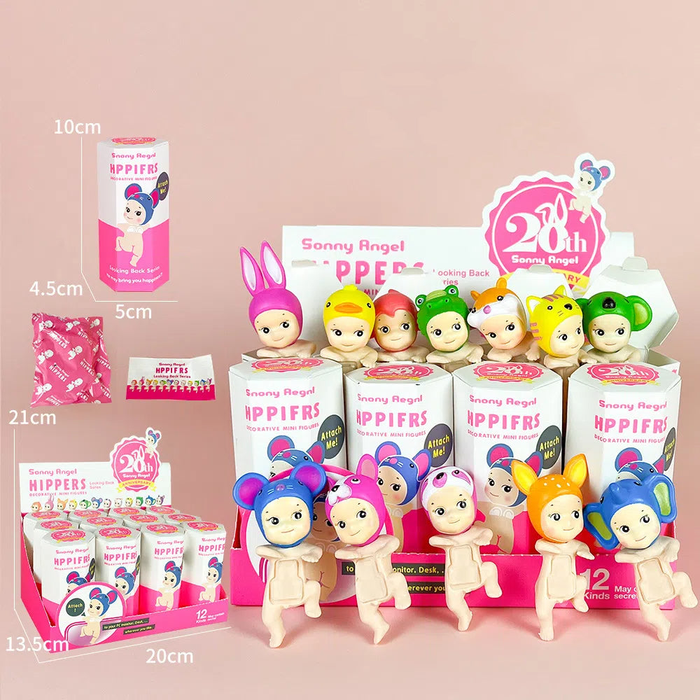 Party Angel Cheek Blind Box Car Ornament Mobile phone Decoration Handmade Anime Doll Finished End Box - V.I.P Digital Presence