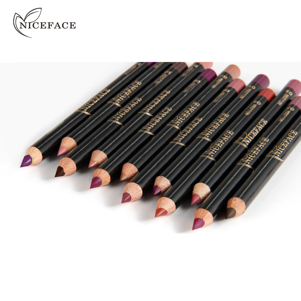NICEFACE Nude Matte Lipstick Pencil Retouching Waterproof Lip Liner - V.I.P Digital Presence