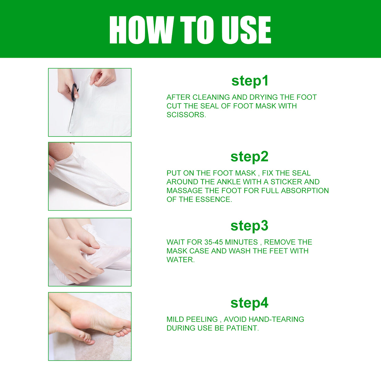 Aloe Vera Foot Mask, Moisturizing Anti-Cracking, Dead Skin Removal, Tender Skin Care Foot Mask - V.I.P Digital Presence