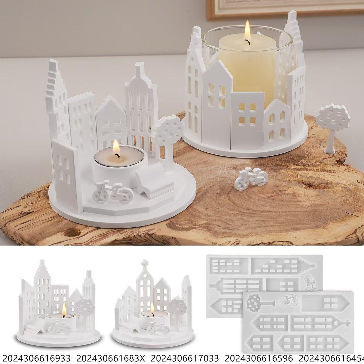 Round House Candle Holder Silicone Mold for DIY - V.I.P Digital Presence