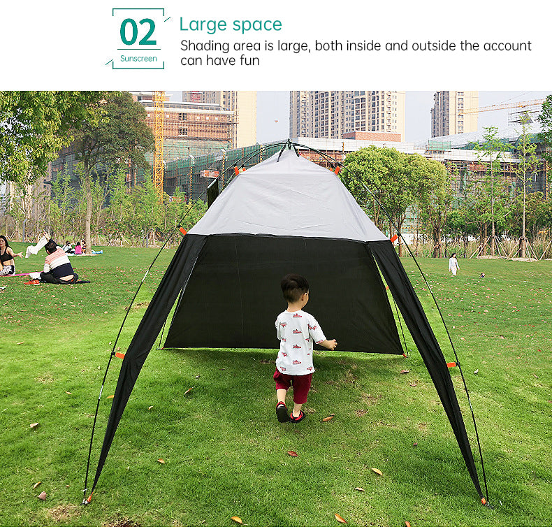 Pop Up Beach Tent Sun Shade Shelter Anti-UV Shelter Fully Automatic Folding Camping Tent - V.I.P Digital Presence