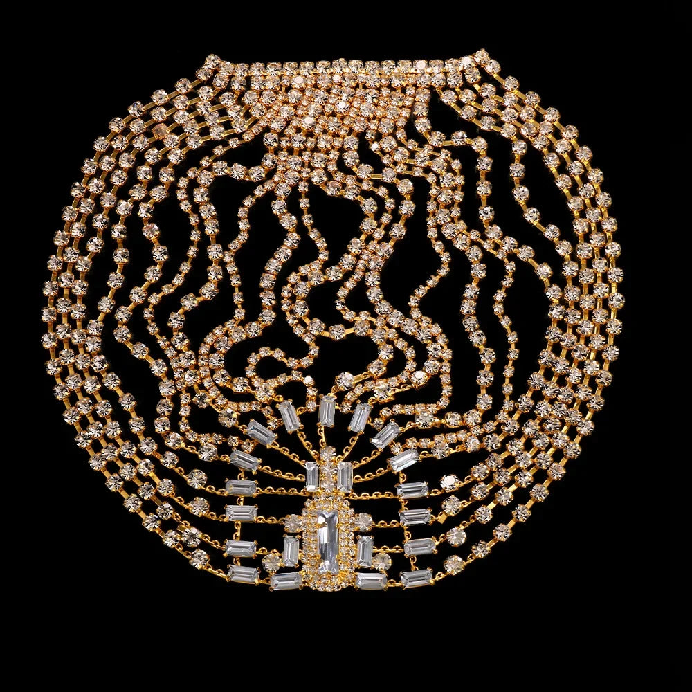 Rhinestone Bridal Headband Hat Forehead Hair Accessories Fashion Jewelry Wedding Crystal Head Chain Women Headpiece Gifts - V.I.P Digital Presence