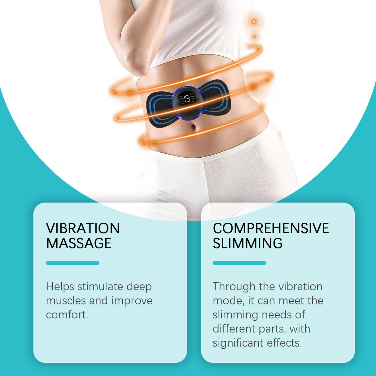 Convenient Vibrating Body Instrument, Body Fit Comfort Massage Pad Shows Off The Body Lightweight Massager - V.I.P Digital Presence