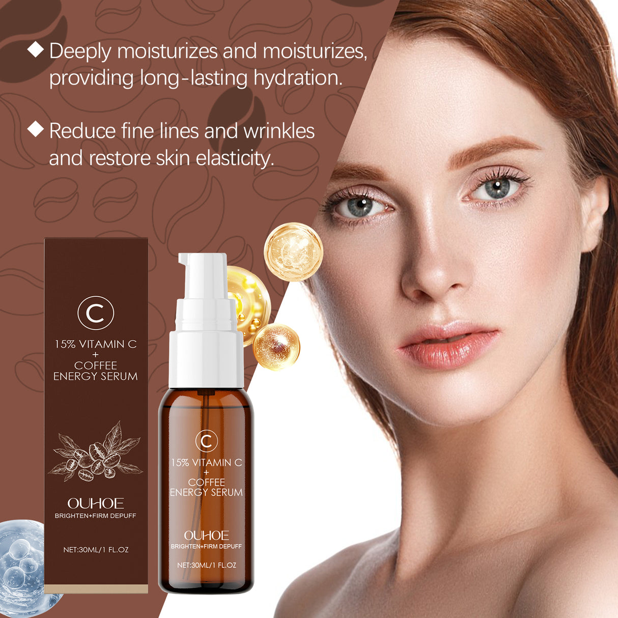 Caffeine Firming Essence Facial Moisturizing, Hydrating, Brightening, Moisturizing, Moisturizing And Hydrating Essence