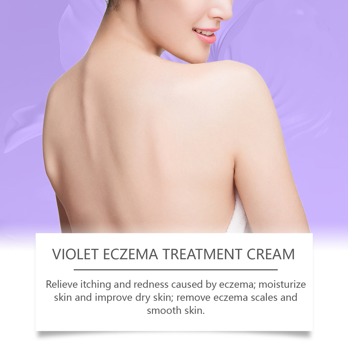 Violet Skin Repair Cream Gently Moisturizes Body Skin And Relieves Dry, Flushed Skin Care