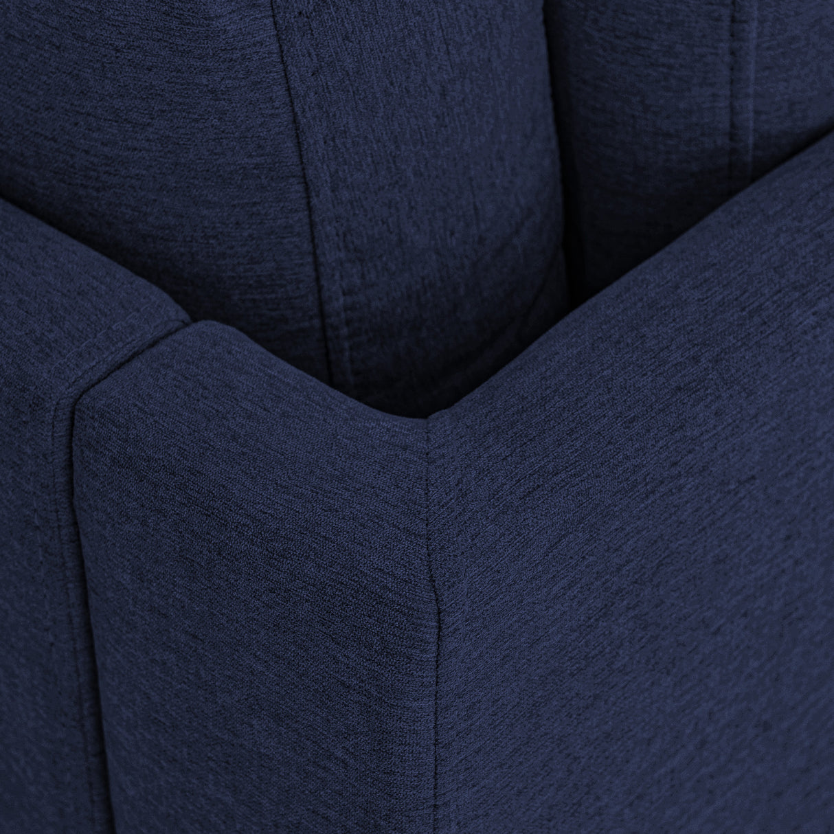 65" Mid-Century Modern Linen Fabric Corner Lounge Chair, Upholstered Indoor Chaise Lounge Solid Wood Sofa Bed for Bedroom - V.I.P Digital Presence