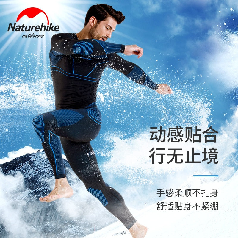 Naturehike Clearance promotion Quick-drying underwear suits for men and women skiing outdoor function wicking thermal underwear