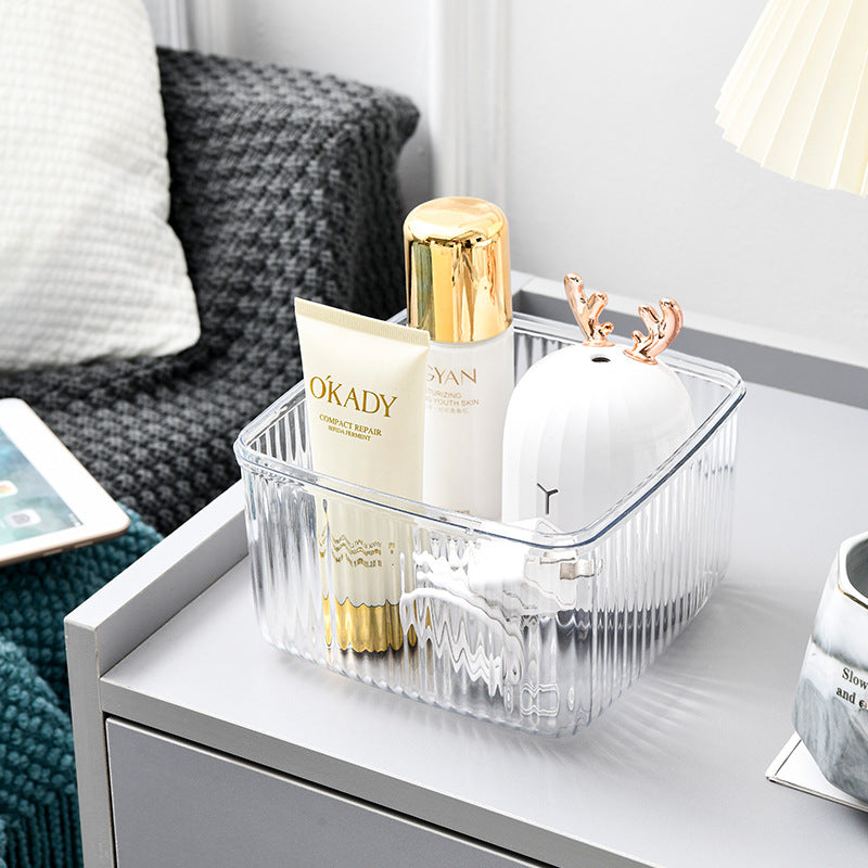 Home light luxury dustproof desktop multifunctional dried fruit storage box with cover - V.I.P Digital Presence