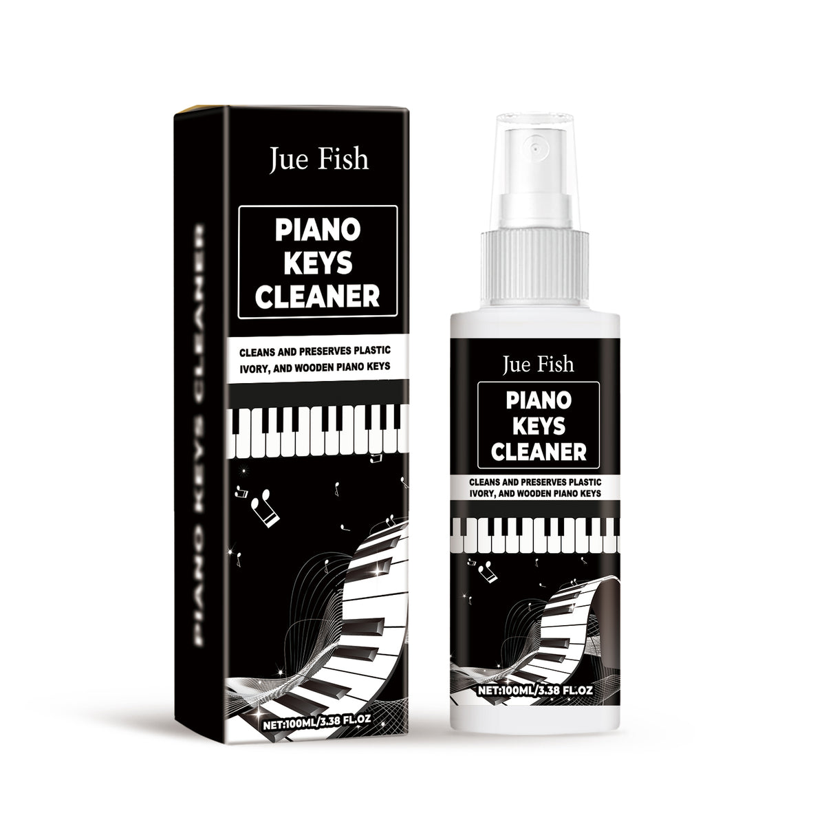 Piano Key Cleaner Cleans Key Stains Gently And Protects Multi-Function Keyboard Cleaner Spray - V.I.P Digital Presence