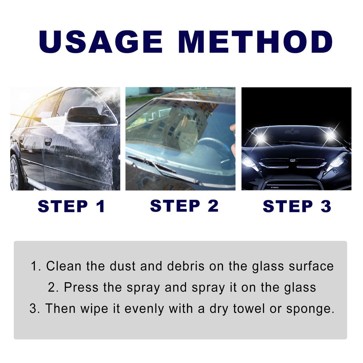 Anti-Fog Spray, Car Windscreens Long-Lasting Anti-Fog Anti-Rain And Cleaning Spray - V.I.P Digital Presence