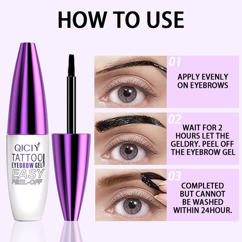 Tear off eyebrow cream is waterproof, sweat resistant, easy to apply, anti smudging, tear off eyebrow adhesive - V.I.P Digital Presence