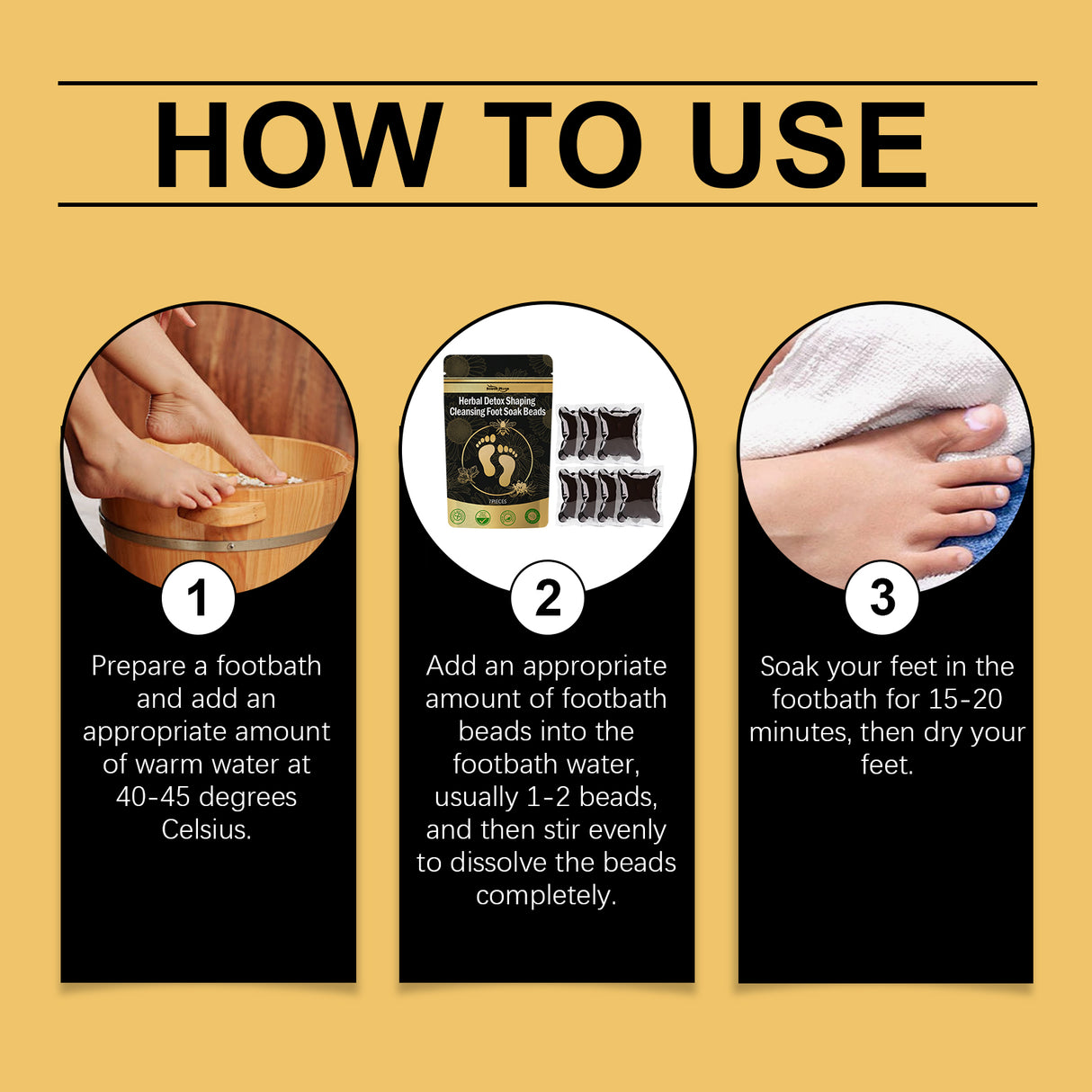 Bee Venom Shaping Foot Foam Bead Firming Body Shaping Clean And Moisturizing Lifting Body Foot Bath Set - V.I.P Digital Presence