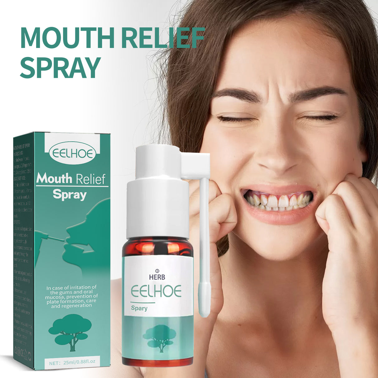 Oral Relief Spray To Relieve Aphthous Sores Bubbling Periodontal Pain Oral Care Spray - V.I.P Digital Presence