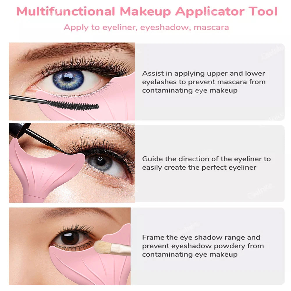 Mascara Shield Applicator Eyelash Brush Curler Guard Applicator Silicone Eyelashes Makeup Tool Eyeliner Guide Applicator Helper - V.I.P Digital Presence