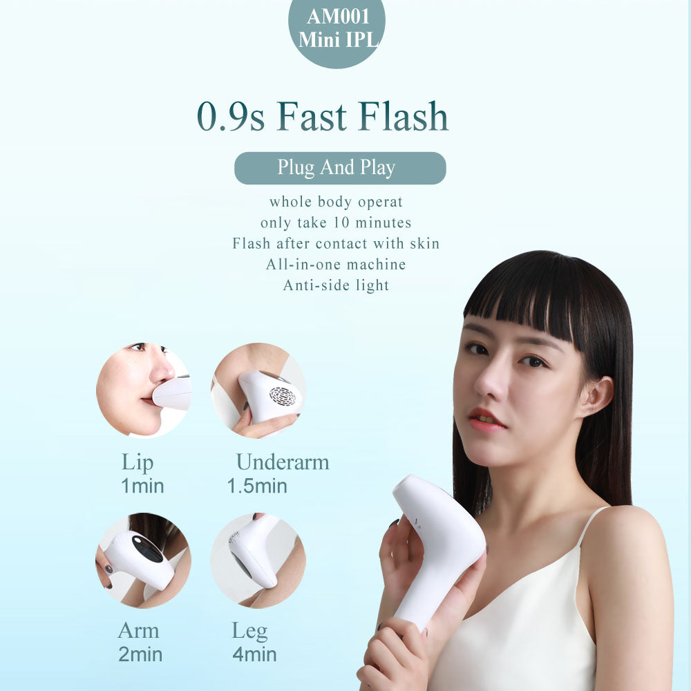 Laser Hair Removal Instrument Lip Axillary Private Pubic Hair Shaver Photon Permanent Household Ice Point Hair Removal Device - V.I.P Digital Presence