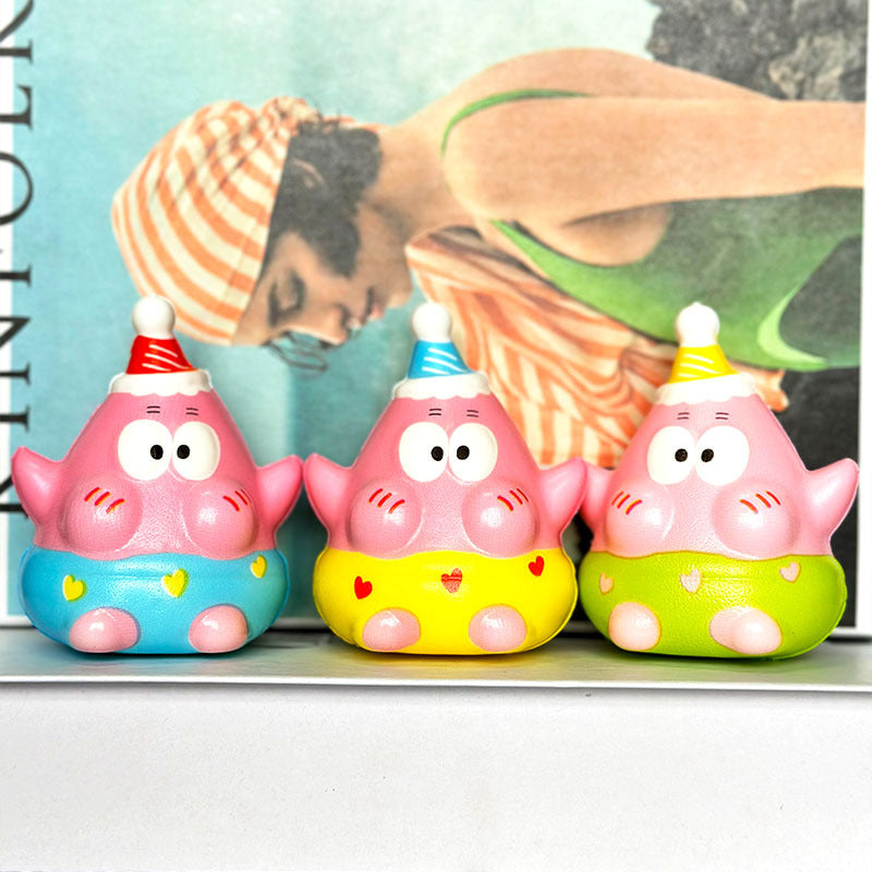 Netbag Egg Boy Party Pinch Music Stress Relief Toy Slow Rebound Ventilatory Artifact Cartoon Stress Relief Student Small Gift Item - V.I.P Digital Presence