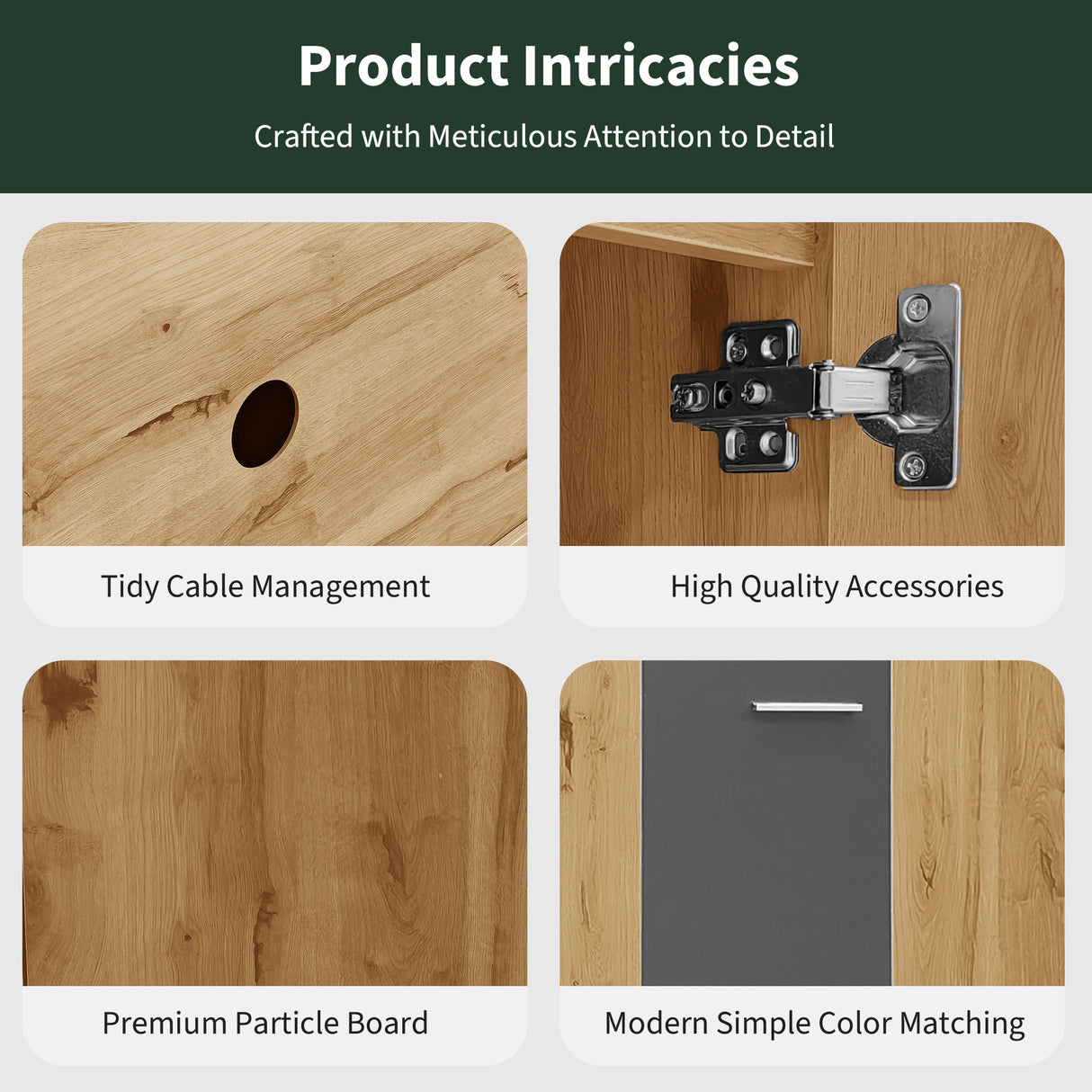 70 inch modern TV stand with 3 cabinets and drawers, entertainment center can accommodate TVs under 80 inches - V.I.P Digital Presence
