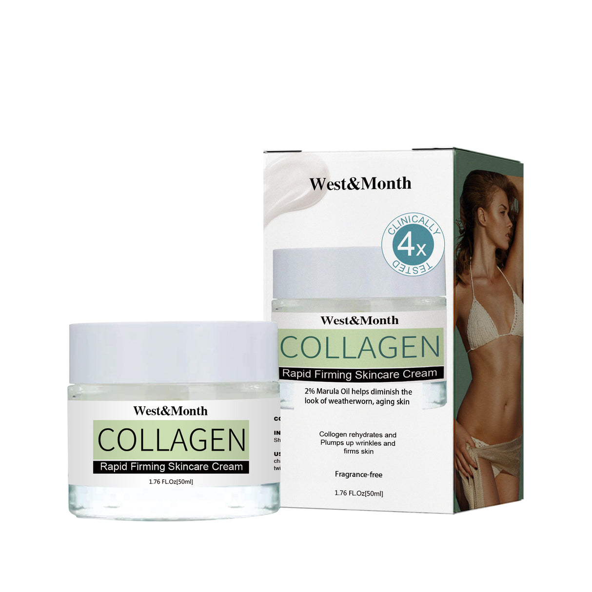 Collagen Rapid Firming Skincare Cream, Tighten Belly Body Sculpting Massage And Slimming Cream - V.I.P Digital Presence