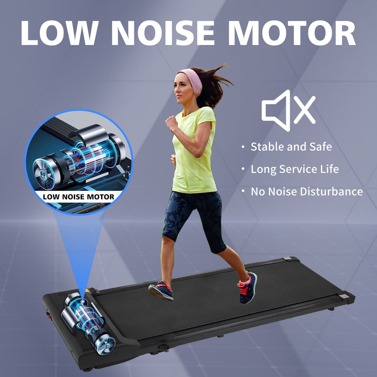 Portable treadmill with remote control, a 240 pound walking and jogging machine, and a black capacity - V.I.P Digital Presence