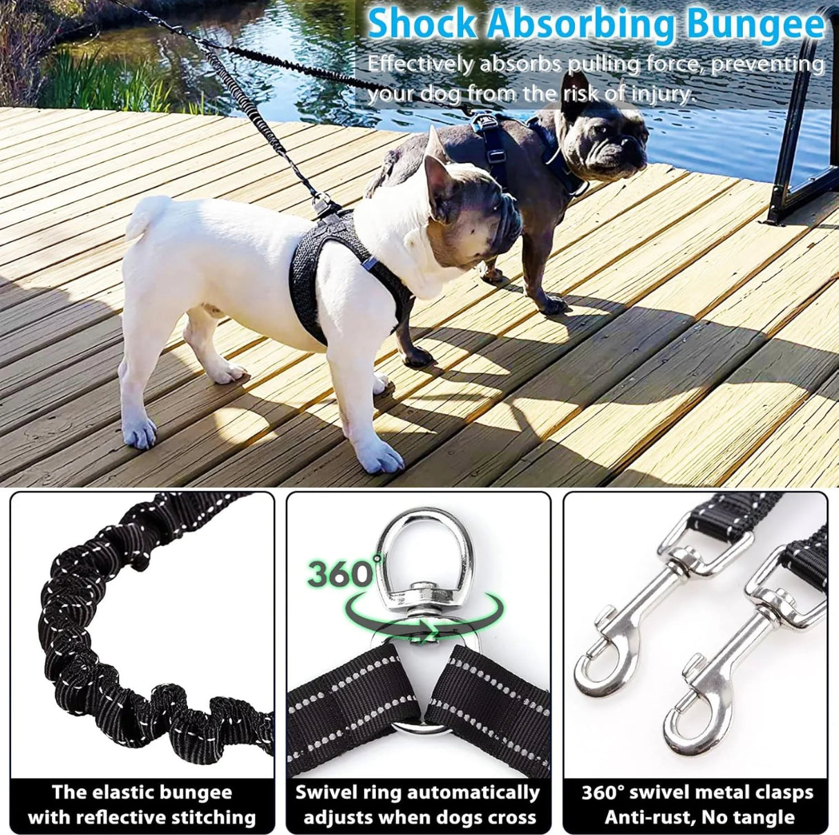 TwinPaw Retract Leash