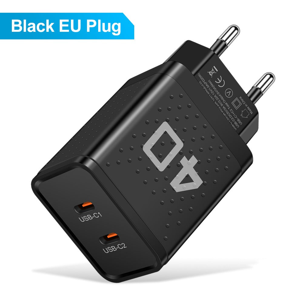 Charging Head Travel Charging Head Dual PD Fast Charging Phone Charger