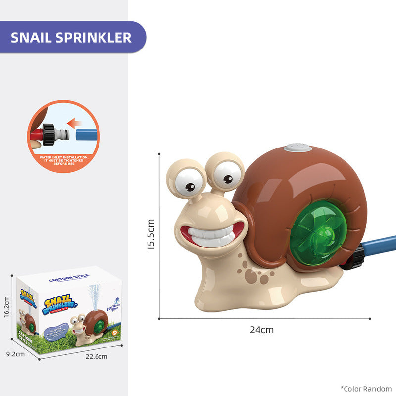 Cartoon snail sprinkler for boys and girls, summer garden lawn, water - spraying toys, fun pool party, backyard - V.I.P Digital Presence