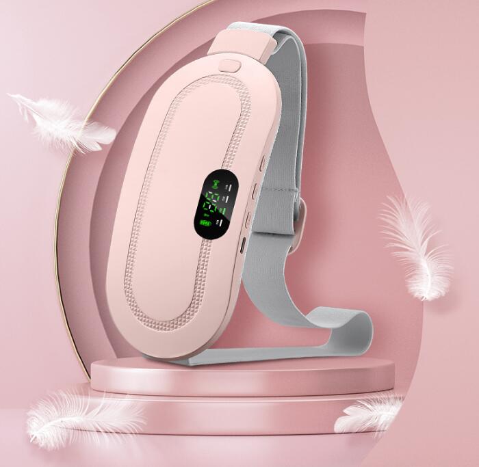 Waist Massager Warm Palace Belt Electric Heating Uterus Acupoints Vibrating Massage Relieve Menstrual Pain Portable USB Charging - V.I.P Digital Presence