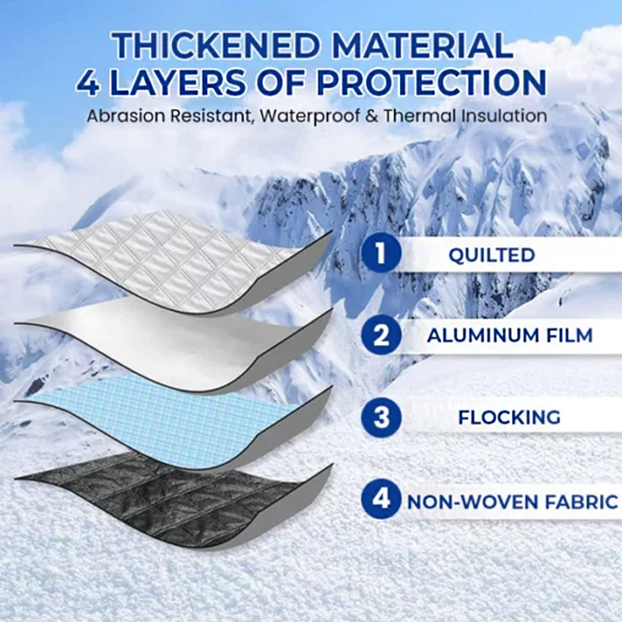 Snow Cover, Car Clothing Snow Shield Windscreen Winter Window Frost-proof Ice-proof And Snow-proof Cover - V.I.P Digital Presence