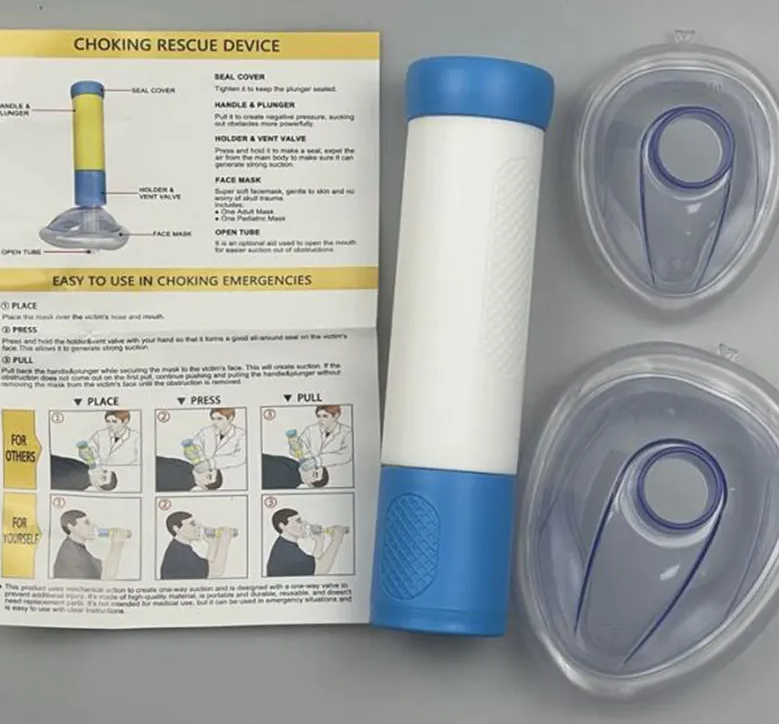 New Upgrade Portable Anti Choking Device Choking Emergency Life Saving Suction Vac Anti Choke Device First Aid Kit for Kid Adult - V.I.P Digital Presence