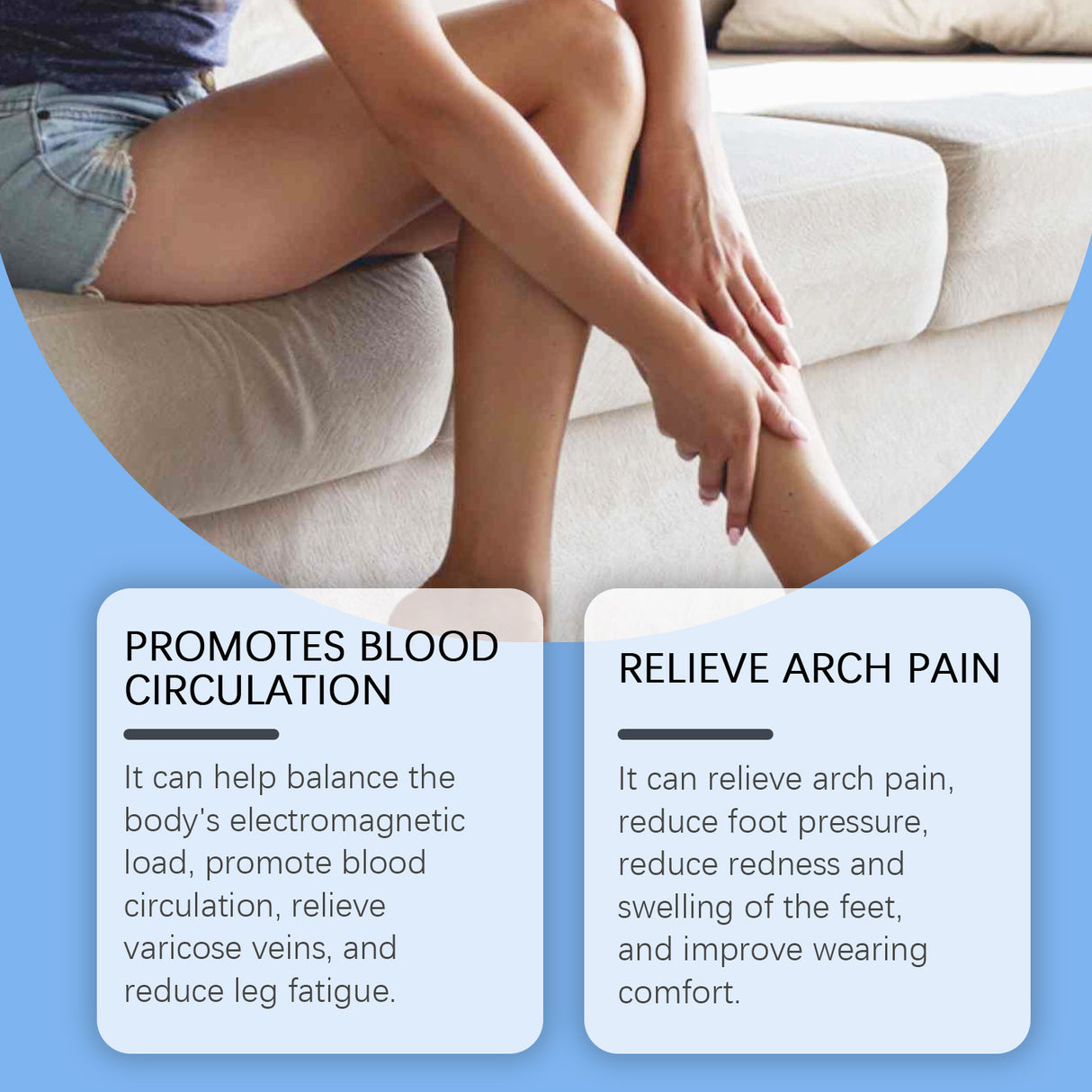 Comfortable Massage Insoles Leg Repair Raised Invisible Support Durable Lightweight Massage Insoles - V.I.P Digital Presence