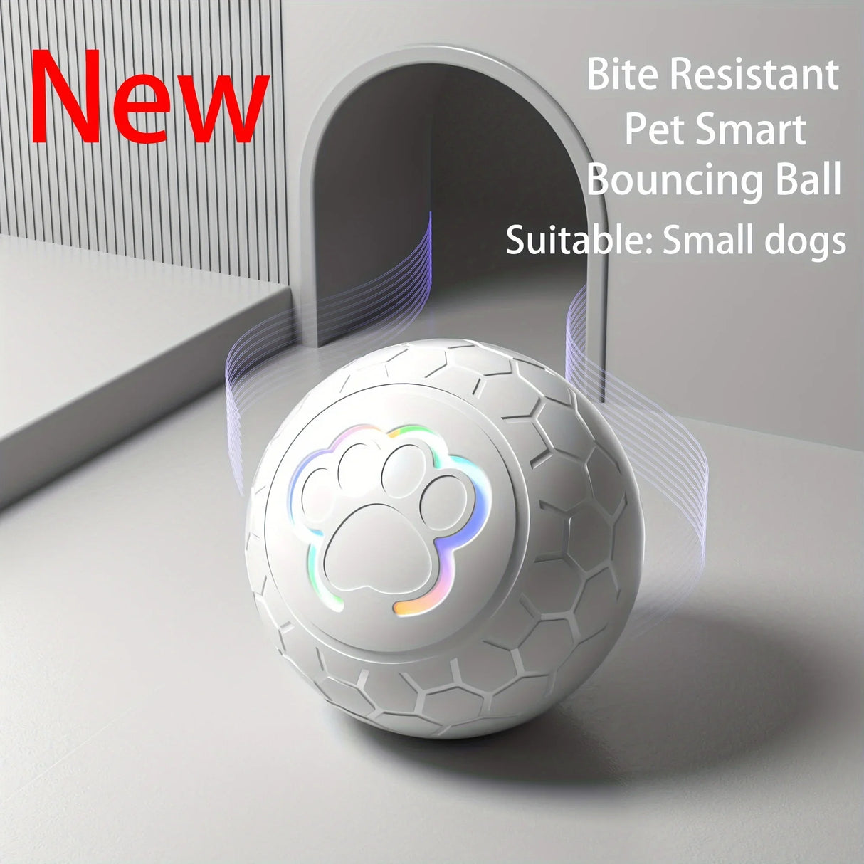 Interactive Pet Toy Ball - Rechargeable, Bite Resistant, Automatic Smart Bouncing Balls - V.I.P Digital Presence