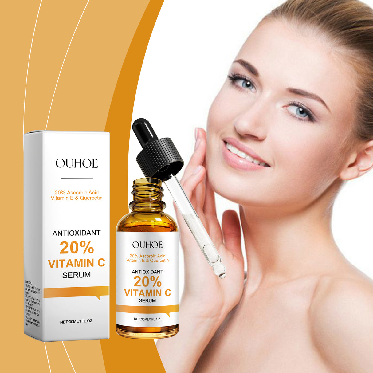 Vitamin C Essence, Facial Gentle Brightening Deep Moisturizing Repair Nourishing Skin Care Essence - V.I.P Digital Presence