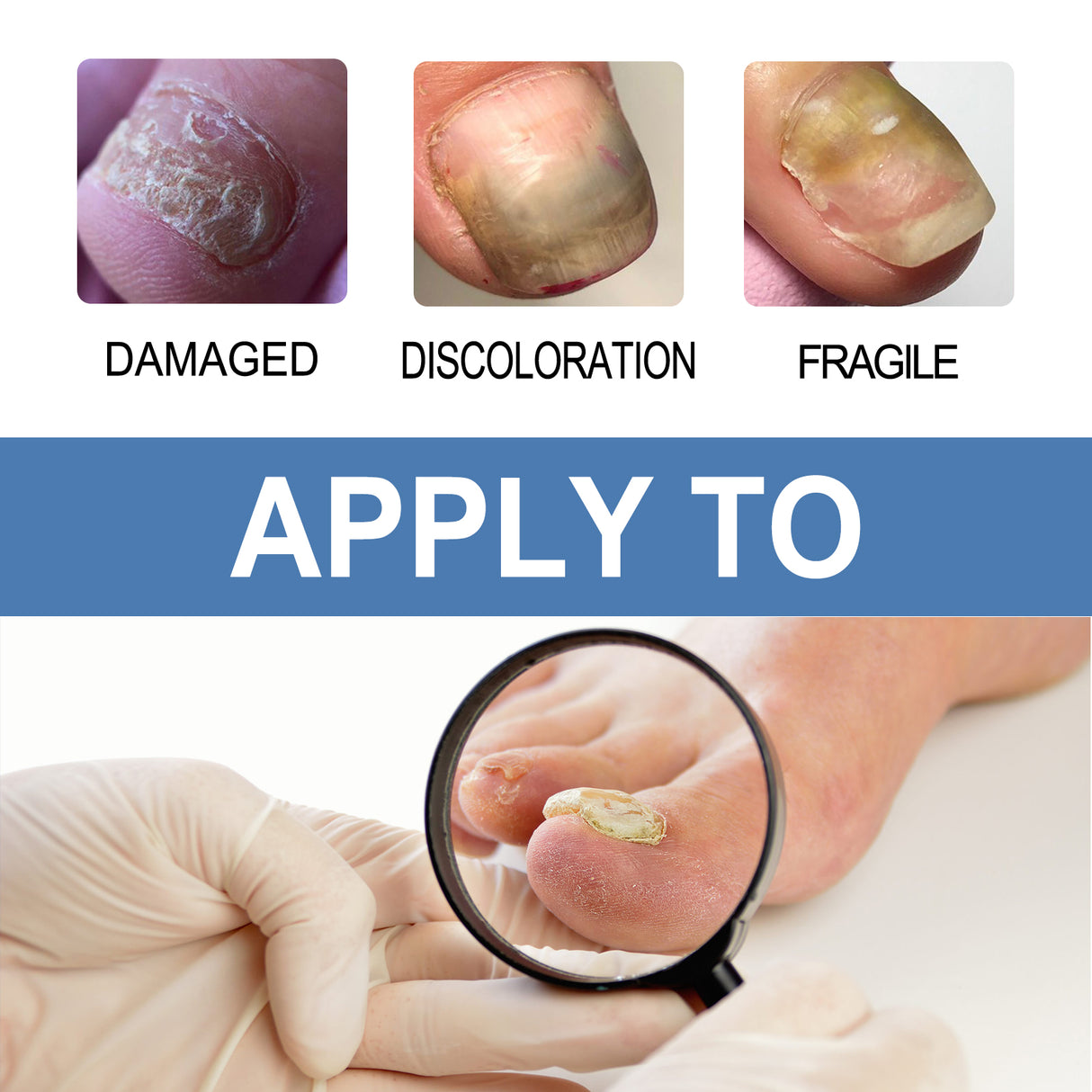 Nail Care Gel, Hand And Foot Gray Nails Soft Nail Shine Nail Thickening Nail Repair Gel - V.I.P Digital Presence