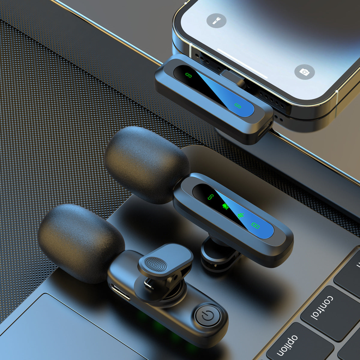 J3 wireless lavalier microphone mini intelligent noise cancelling outdoor live microphone - V.I.P Digital Presence